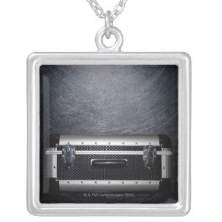 Protective Luggage Case on Stainless Steel Custom Necklace