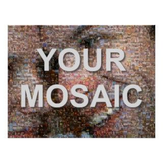 Large mosaic (landscape) print