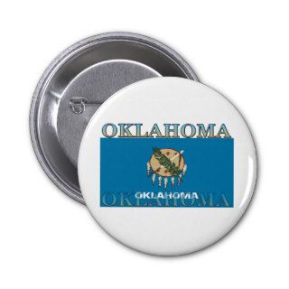 Oklahoma State Flag Sooner Pins