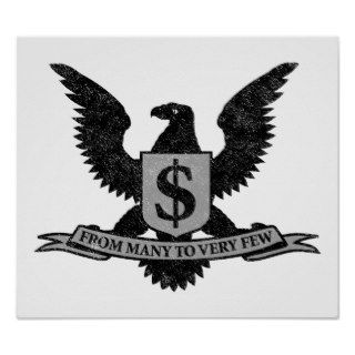 Wall Street Greed Seal Print