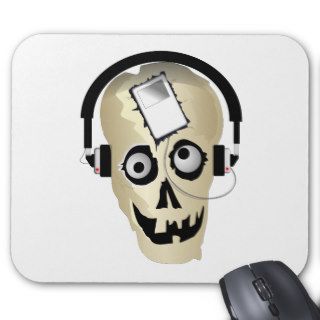Music Skull Mouse Pad
