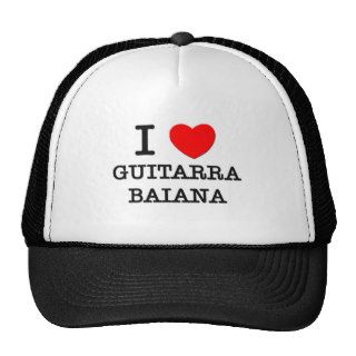 I Love Guitarra Baiana Trucker Hats