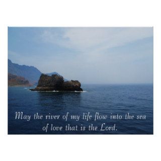 May the river of my life flow into the sea of love print