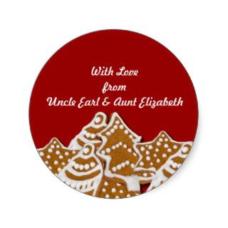 Personalized Christmas Cookies Sticker