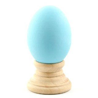 Pastel Blue Ceramic Egg with Stand Arts, Crafts & Sewing