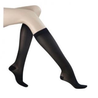 780 EverSheer 20 30 mmHg Women's Closed Toe Knee High Sock Size S4, Color Navy 08 Clothing