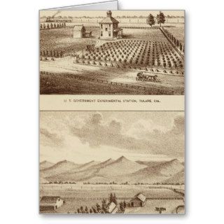 Tulare Co ranch, station Card