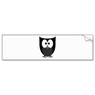 Cool Owl Design Bumper Stickers