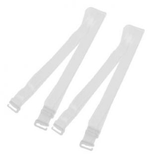 2 Pcs Shoulder Belt Clear Adjustable Soft Silicone Bra Straps