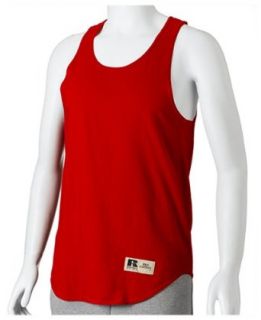 Russell Athletic Men's Cotton Performance Tank, True Red, XX Large Clothing