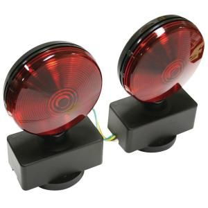 Reese Towpower Red/Red Magnetic Base Tow Light 73864
