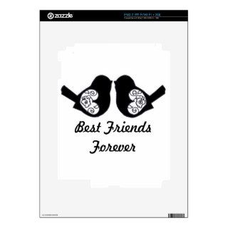 Best Friends Forever, BFF Cute Love Birds iPad 2 Skin