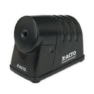 X Acto Black Powerhouse Electric Pencil Sharpener   EPI1799  Paper Shredders  Electronics