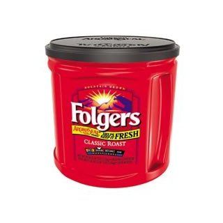 Folgers Regular 100% Mountain Grown Ground Coffee 39 oz. (20015PG) Category Coffee   Coffee Substitutes