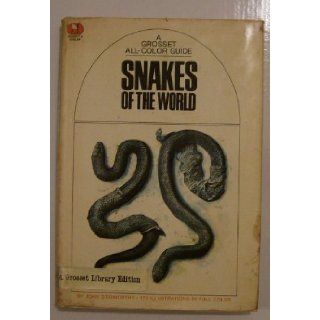 SNAKES OF THE WORLD A GROSSET ALL COLOR GUIDE John Stidworthy, Drawings Books