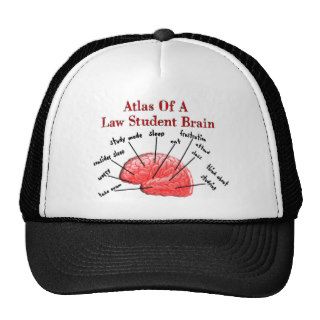 Atlas of Law Student Brain Mesh Hats