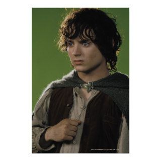 Frodo Holding Ring Poster