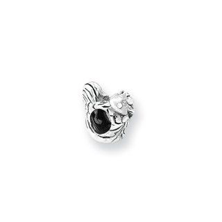 Chicken Charm in Silver for 3mm Charm Bracelets Jewelry