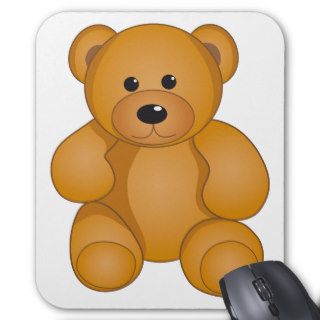 Cartoon Teddy Design Mouse Pads