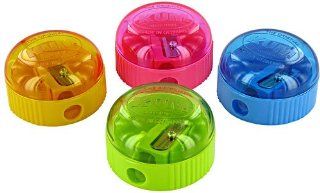 Kum 347.03.21 1 Hole Pencil Sharpener with Waste Container, Colors Vary