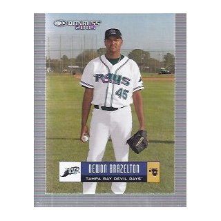 2005 Donruss #349 Dewon Brazelton Tampa Bay Devil Rays Sports Collectibles