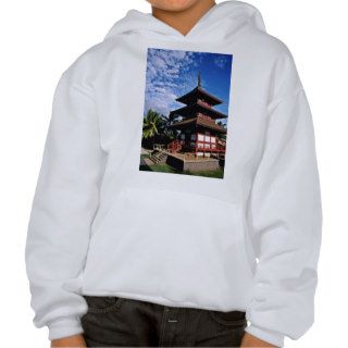 Jodo Mission Near Mala Wharf   Lahaina, Maui Hooded Pullover