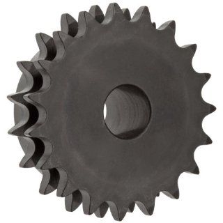 Martin Roller Chain Sprocket, Reboreable, Type B Hub, Double Strand, 50 Chain Size, 0.625" Pitch, 30 Teeth, 1" Bore Dia., 6.321" OD, 3.75" Hub Dia., 1.045" Width