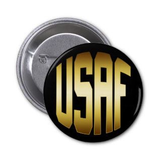 GOLD USAF LOGO PIN