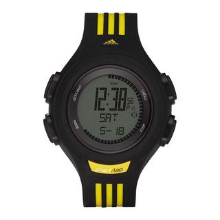 Adidas Men's Black/ Yellow Digital Sports Watch Adidas Men's Adidas Watches