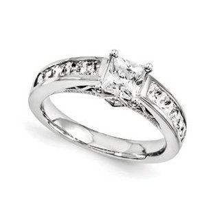 14kw Engagement Polished Mounting Engagement Rings Jewelry