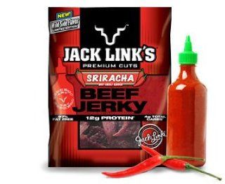 Jack's Links Premium Cuts Sriracha Beef Jerky, 3.25 Oz. (Pack of 8)  Jerky And Dried Meats  Grocery & Gourmet Food