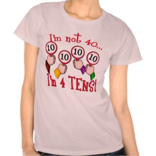 40th Birthday Humor T shirt