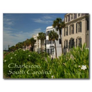 Rainbow Row   Charleston SC Postcards