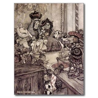 Arthur Rackham Alice In Wonderland Postcards