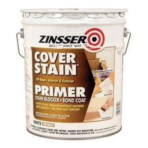 Zinsser 5 gal. Cover Stain White Oil Base Interior/Exterior Primer and Sealer 3500