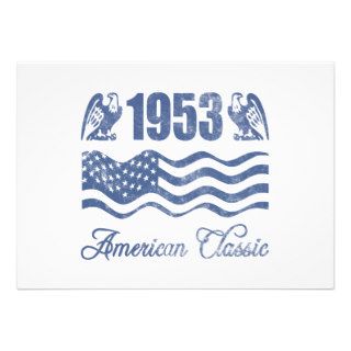 1953 American Classic Personalized Invitations