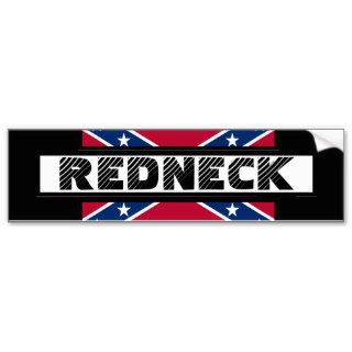 Redneck Confederate Flag Bumper Sticker