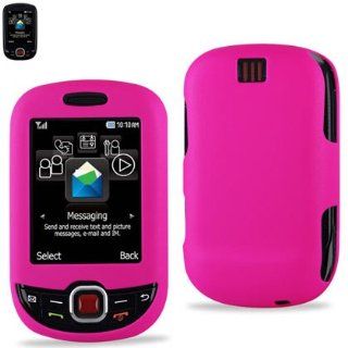 Pubberized Protector Cover For Samsung (Smiley) T359 PINK (RPC SAMT359HPK) Cell Phones & Accessories