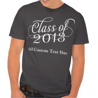 Swirly Chalkboard Class of 2013 Shirts