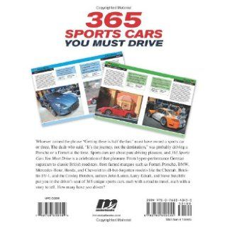 365 Sports Cars You Must Drive John Lamm, Larry Edsall, Steve Sutcliffe 9780760340455 Books