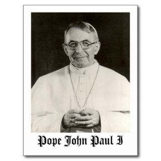 Pope John Paul I Postcards
