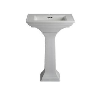 KOHLER Memoirs Pedestal Combo Bathroom Sink in White K 2344 1 0
