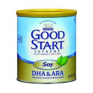 Nestlé Good Start Supreme Soy With DHA & ARA Infant Formula Calories 20 / fl oz Style Powder Packaging 12.9 oz (365 g) Can   Each 1