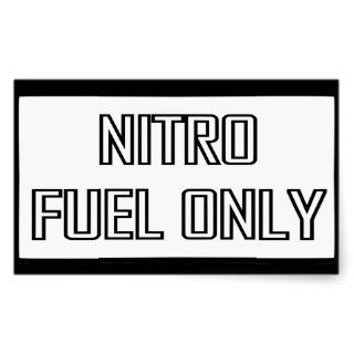 Nitro Fuel Only Toolbox Sticker