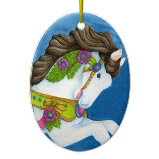 Gayle Carousel Horse Ornament