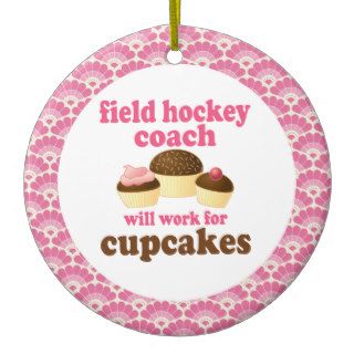 Field Hockey Coach Gift Ornament