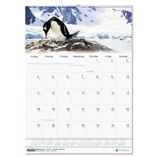 HOD373   Wildlife Scenes Monthly Wall Calendar 