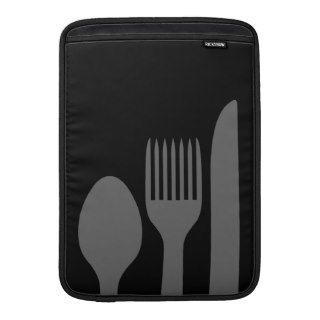 Spoon, Knife & Fork Graphic Sleeves For MacBook Air
