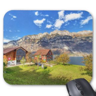 My Dream Home in the Mountains Mouse Pad