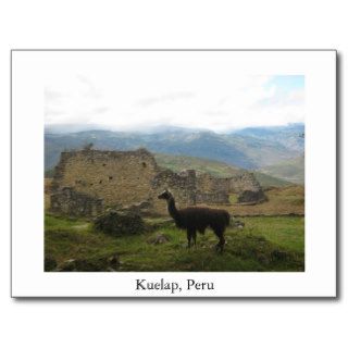 Kuelap, Peru postcard